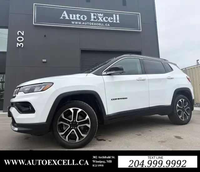 2022 JEEP COMPASS LIMITED - LEATHER SEATS - 4WD - BACK-UP CAMERA