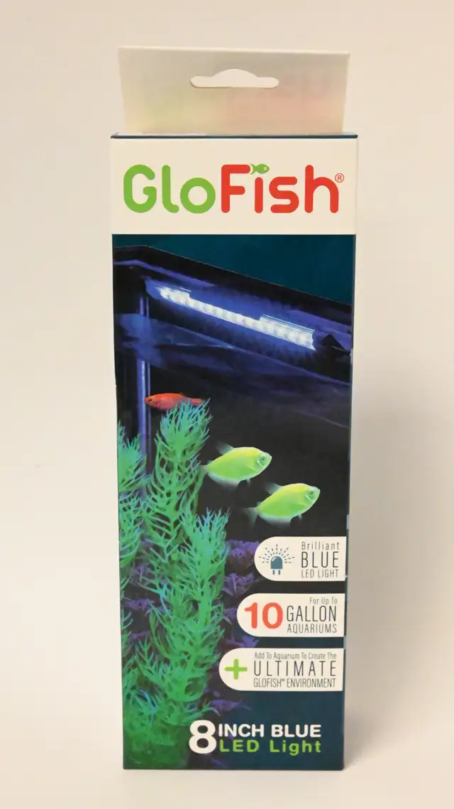 Aquarium Light 8' Blue Light Glo Fish Brand New