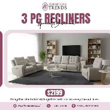 Huge Saving 3 Piece Recliner set Start from 1399.99 - Photo 3