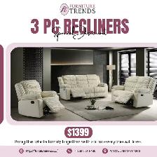 Huge Saving 3 Piece Recliner set Start from 1399.99 - Photo 4