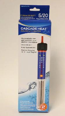 Aquarium Heater for fresh and salt water aquariums Brand New