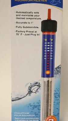 Aquarium Heater for fresh and salt water aquariums Brand New - Photo 3
