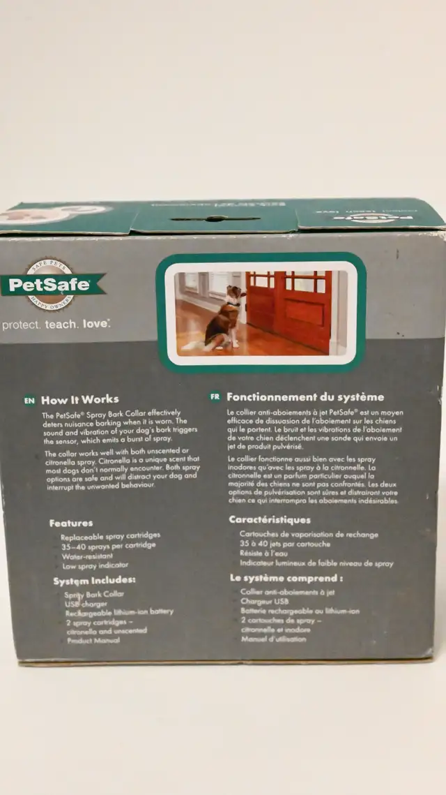 Bark Control for dog 3.6  kg from Petsafe Brand New in box - Photo 6