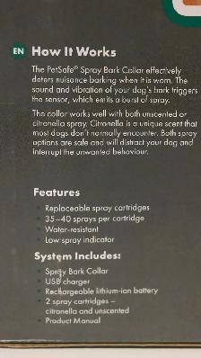 Bark Control for dog 3.6  kg from Petsafe Brand New in box - Photo 7