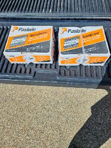 2 boxes Paslode Ring-shanked nails. $ 80 for Both boxes.
