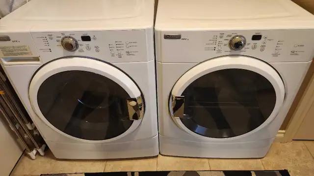 Front load washer and dryer
