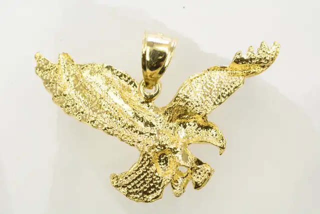 10K EAGLE PENDANT - Photo 2