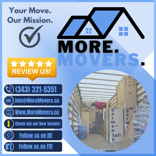 Fast & Affordable Moving Help! Book Now (343) 321-5351