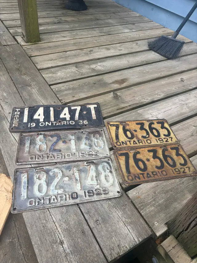 old plates