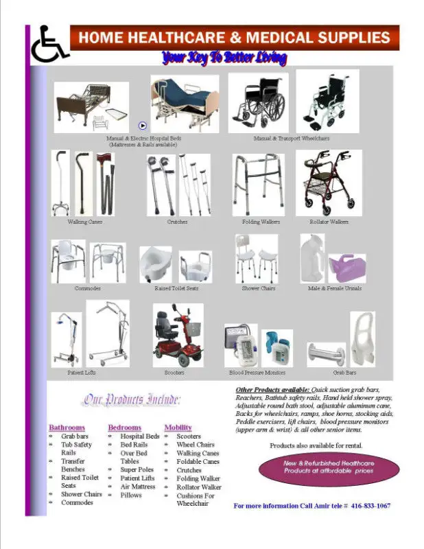 Used Full Electric Hospital Bed –Complete Package (Free GTA Del) - Photo 10