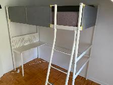 Lit mezzanine ikea Vitval à vendre!