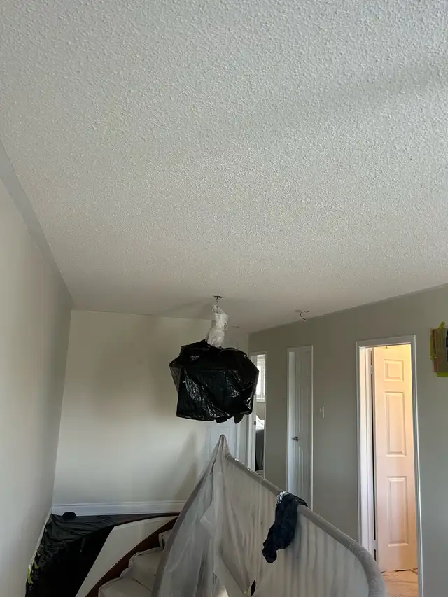 popcorn removal, house painting , taping mudding - Photo 2
