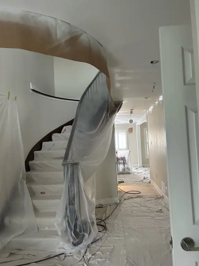 popcorn removal, house painting , taping mudding - Photo 5
