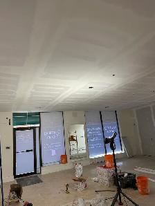 popcorn removal , taping mudding , house painting