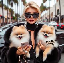 Pomeranian purpred ❤️ 579-366-2929❤️