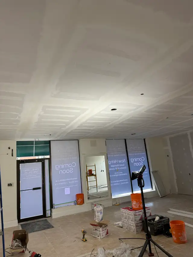 popcorn removal, taping mudding , house painting - Photo 3