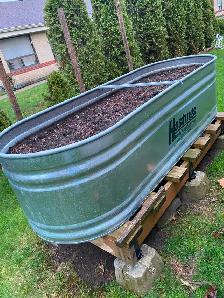Heavy Duty galvanized steel tank for sale.