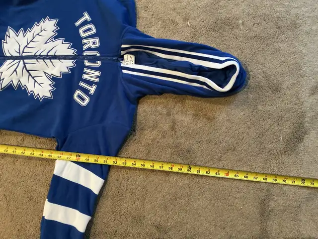 TORONTO MAPLE LEAFS Size LARGE ONE PIECE FULL LENGTH PYJAMAS ! - Photo 8