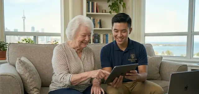 SENIOR COMPUTER PHONE HELP