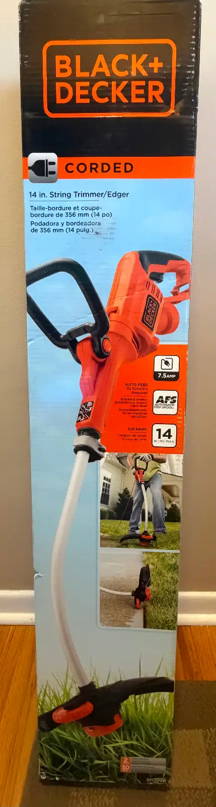 Brand new! Unopened box Black Decker corded 14in. Trimmer edger