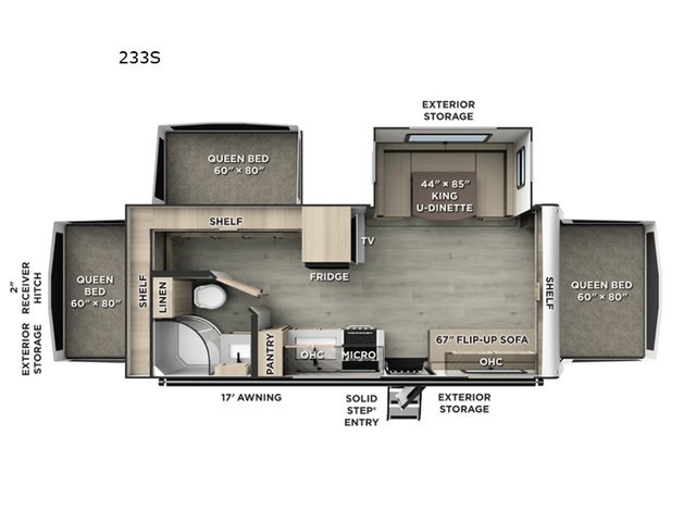 2026 Forest River RV Rockwood Roo 233S