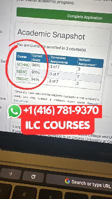 TVO ILC COURSES HELP/ ENTIRE COURSE/ ASSIGNMENTS (416-781-9370)