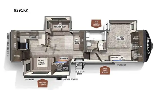 2021 Forest River RV Rockwood Signature Ultra Lite 8291RK