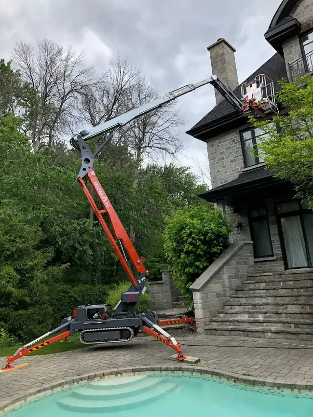 8_36m work Height. spiderlift for tree cutting and removal - Photo 4