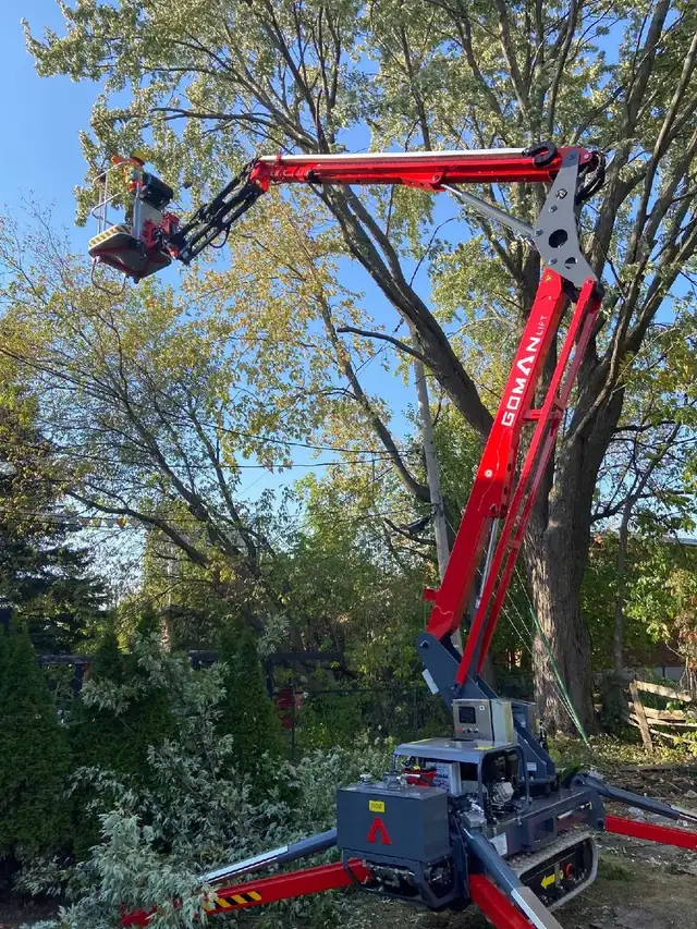 8_36m work Height. spiderlift for tree cutting and removal - Photo 7