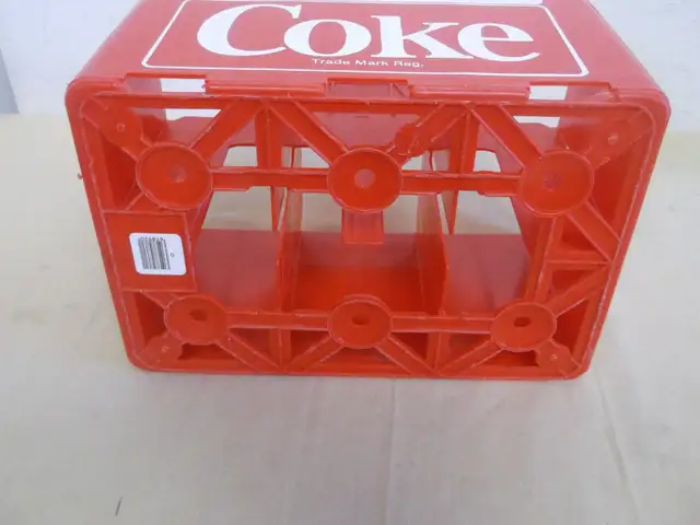 Vintage Pepsi 7-Up Coke 750 ML Glass Pop Bottles Plastic Case - Photo 10