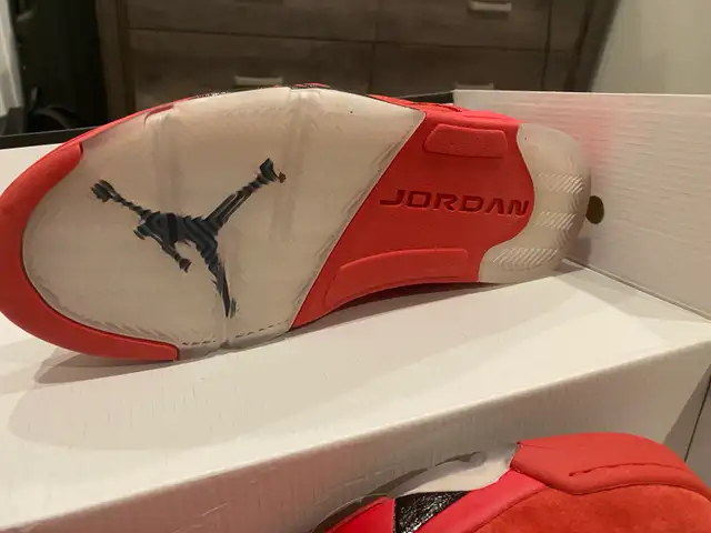 air jordan 5 retro red suede - Photo 3
