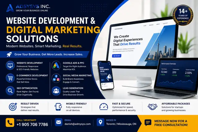 Website Development & Digital Marketing Services
