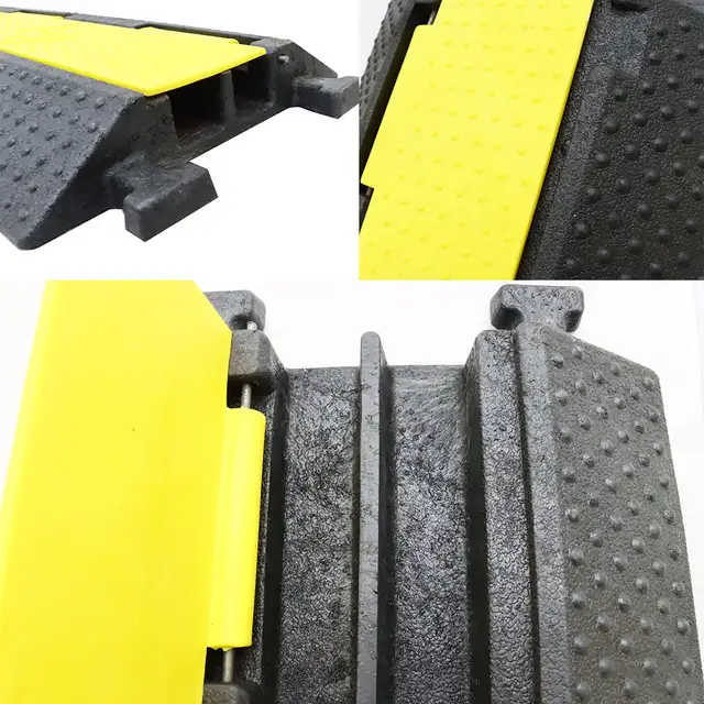 Rubber Electrical Wire Cover Protector Traffic Speed Bumps190261 - Photo 5