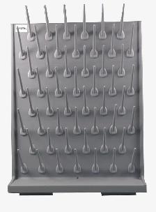 Drying Rack PP 52pegs Wall Mounted Desk Top Lab Supply 211005