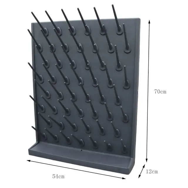 Drying Rack PP 52pegs Wall Mounted Desk Top Lab Supply 211005 - Photo 3