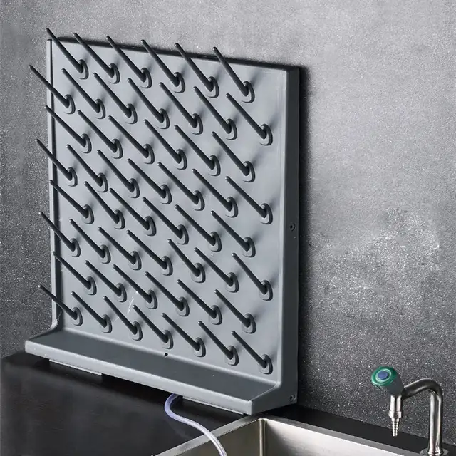 Drying Rack PP 52pegs Wall Mounted Desk Top Lab Supply 211005 - Photo 8