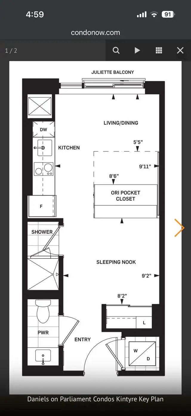 Assignment Sale - Brand New Studio Condo in Toronto - Photo 10