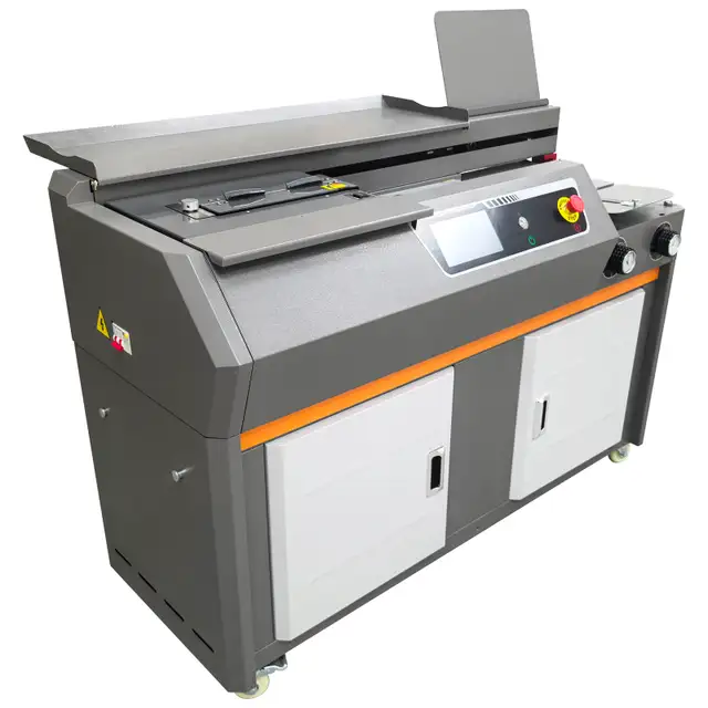 220V A4 Auto Side Glue Binding Machine Touch Screen 1.9KW 122156 - Photo 4