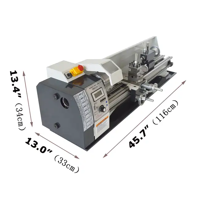 Promotion 832" Metric Precision Metal Bench Lathe 900W 028201 - Photo 2