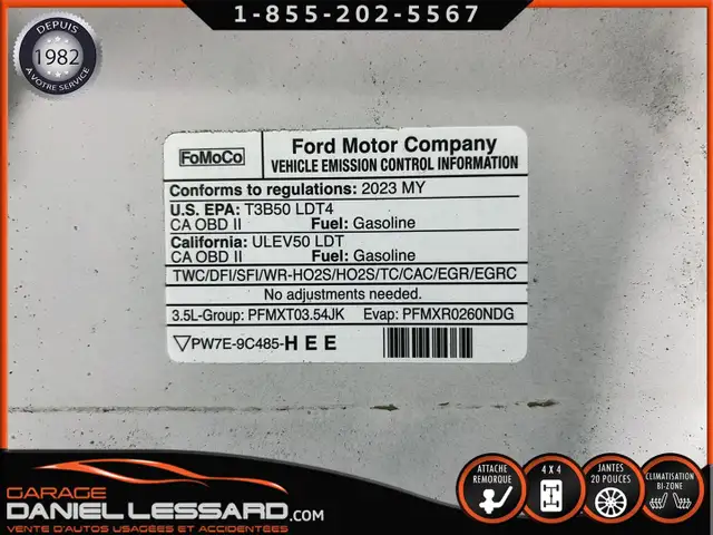Ford F-150 XLT XTR, SUPERCREW, BTE 6'5'', GPS, MAG 20PO 2023 - Photo 40