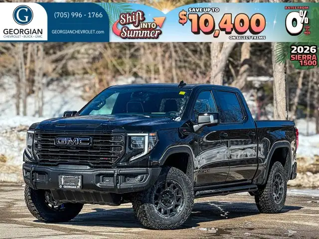 2026 GMC Sierra 1500 AT4- Technology Pkg - Power Sunroof
