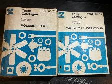 1969-1971 Dodge & Fargo Truck Parts Book Van A100 A108 D100 D200