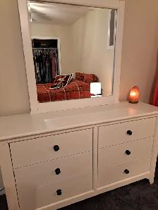 6 DRAWER DRESSER   MIRROR