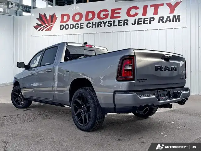 2025 Ram 1500 Sport Night Edition | Leather Vented Bucket Seats - Photo 4