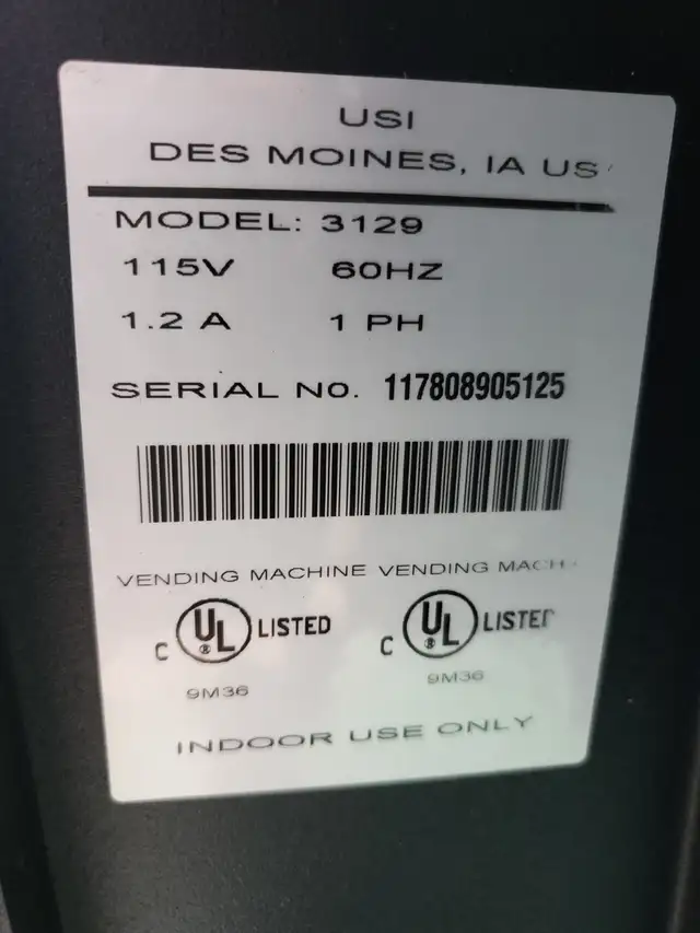 UNBELEIVABLE LARGE VENDING MACHINE FOR ONLY $475.00 - Photo 6