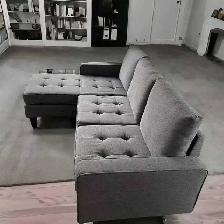 New Compact L Shape 3 Seater Sofa for Small Spaces Free Delivery