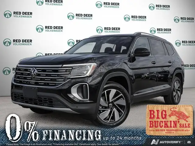 2026 Volkswagen Atlas Highline | IN STOCK | CAPT CHAIRS | BLK