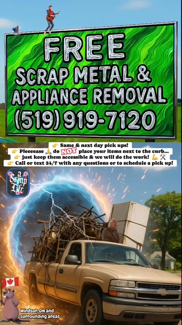 (519) 919-7120 = SCRAPPER. FREE Appliance & Scrap Metal Pick Up - Photo 9