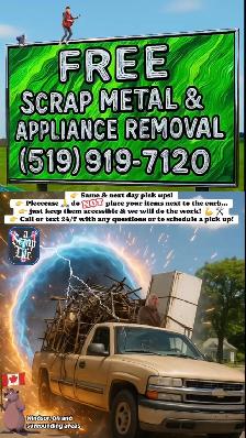 (519) 919-7120 = SCRAPPER. FREE Appliance & Scrap Metal Pick Up - Photo 9