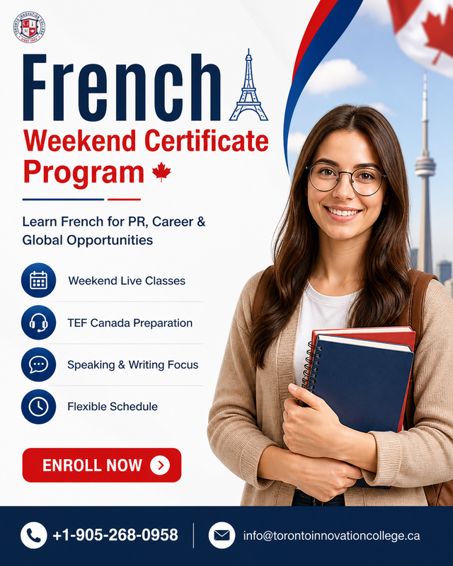 French Weekend Certificate Program Canada | TEF Preparation